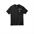Carhartt Tall Workwear Pocket Short Sleeve T-Shirt.- Black