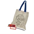Coloring Tote with Crayons
