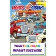 Lights N Sirens Little Tablet Imprint Coloring Book