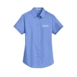 Port Authority Ladies Short Sleeve SuperPro Twill Shirt.