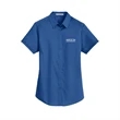Port Authority Ladies Short Sleeve SuperPro Twill Shirt.