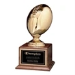 Football Award on Walnut