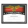 Sport Black Frame Certificate Holder w/Track & Field