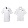 Harriton 5.6 oz. Easy Blend™ Polo White