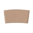 BLANK Dimpled Kraft Coffee Sleeve