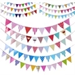 10ft Paper Traingle Birthday Party Bunting Flags