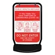 Stock Swing Sign - Double Sided Kit (Public Health Message)