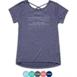 Women's Criss Cross Short Sleeve Tee Shirt