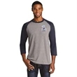 Port & Company Core Blend 3/4-Sleeve Raglan Tee.