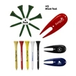 Golf Tee Pack  - 4 x & 1 Divot Repair Tool