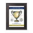 7" x 9" Sublimated Value Plaque - Black Panel