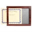10-1/2" x 13" Cherry Finish Slide-In Frame Plaque