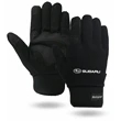 Touchscreen Waterproof Winter Lined Black Mechanics Gloves