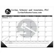 22" x 17" 1 or 2 Color 13-Month Desk Pad Calendar