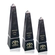 Groove Marble Obelisk Award - Black