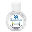 1 oz Compact Hand Sanitizer Antibacterial Gel in Round Flip-