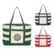 Cotton Canvas Nautical Tote Bag