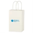 Kraft Paper White Shopping Bag