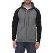 King Athletics Raglan Hooded Fleece with Full Zip