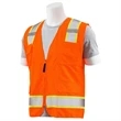 ANSI Class 2 Surveyor Vest with Contrasting Trim - Zipper