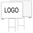 PoYard Sign, 2-sided Light Coverage