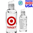 3.4 oz. Hand Sanitizer Gel w/ Custom Logo & Flip Cap
