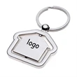 Metal House Keychain