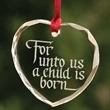 Personalized Holiday Jade Ornament - Triangle