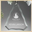 Personalized Holiday Jade Ornament - Triangle