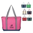 Large Cotton Tote Bag with Zipper