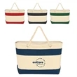 Large Cotton Tote Bag with Rope Handles