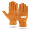 Orange Knit Freezer Gloves