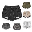 2 in 1 Running  Gym Workout Quick Dry Mens Shorts