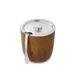 S'well 68 oz Teakwood Ice Bucket with Tongs