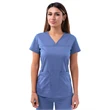 Women's Sweetheart V-neck Scrub Top