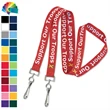 5/8" Custom Silkscreen Event Lanyard/Face Mask Holder