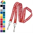 1" Custom Silkscreen Event Lanyard/Face Mask Holder