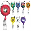 Black Pack of 5 Staffs Matte Badge Reel with Belt Clip and Key Ring for Company Office Employees TSJ Retractable ID Badge Holders Alligator Clip