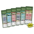 Magnet Sport Schedules - 3.5x8.5 Football Round Corners - 20