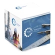 Adhesive Cube - 2 3/4" x 2 3/4" x 2 3/4" - Full Color