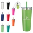 24 Oz. Two-Tone Mountain Tumbler with Straw