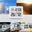 Indoor Thermometer and Hygrometer W/ Clock