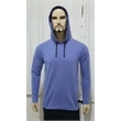 Hoodie Tee 100% Polyester Long Sleeve