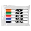 Chisel Tip Dry Erase Markers - USA Made - 5 Pack