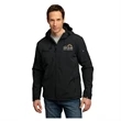 CLEARANCE - Port Authority Textured Hooded Soft Shell Jacket