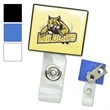 Square LogoClip™ Strap Clip Badge Holders