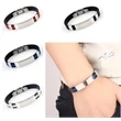 Stainless Steel Silicone Bracelet