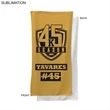 Team Towel in Microfiber Terry, 22x44, Sublimated or Blank