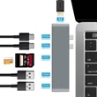 7 in 1 USB C Hub With Type-C Dual  Adapter