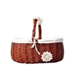 Rattan Storage Basket With Lid